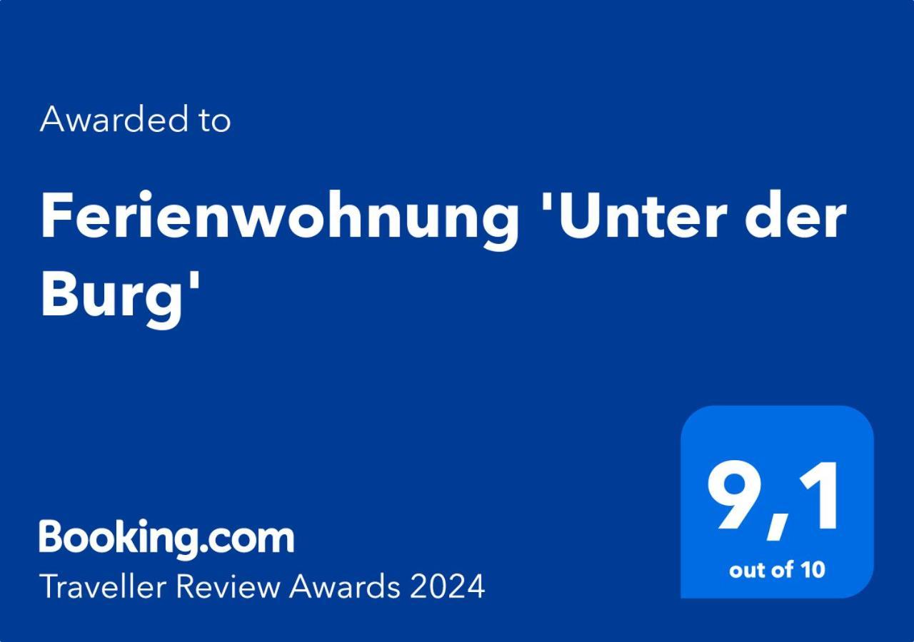 Ferienwohnung 'Unter Der Burg' 브로덴바흐 외부 사진