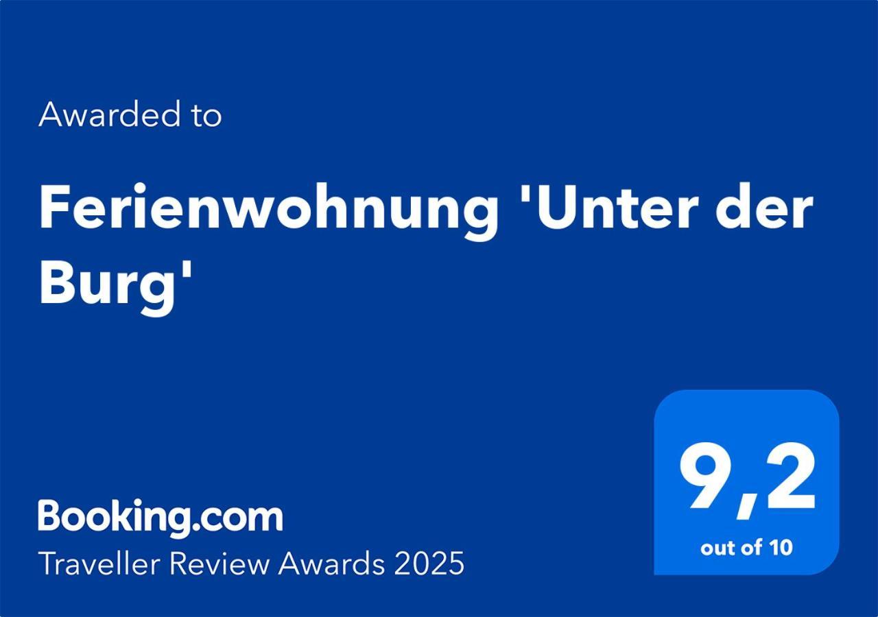 Ferienwohnung 'Unter Der Burg' 브로덴바흐 외부 사진