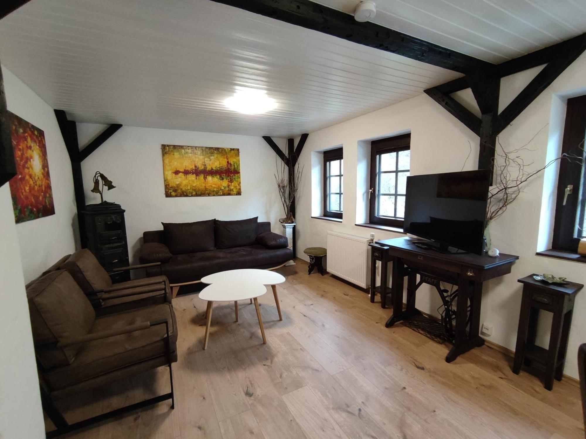 Ferienwohnung 'Unter Der Burg' 브로덴바흐 외부 사진